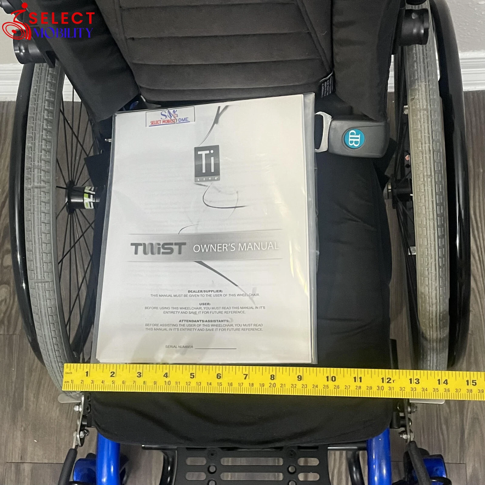 TiLite Twist Pediatric Wheelchair — 12×14 Rigid, Transit Ready - Image 9